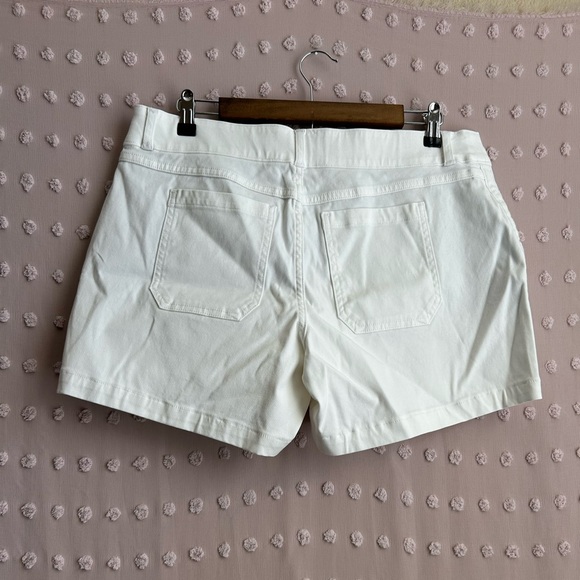 NWT Spanx Women’s Stretch Twill Short Shaping Sz XL Bright White - Picture 2 of 6